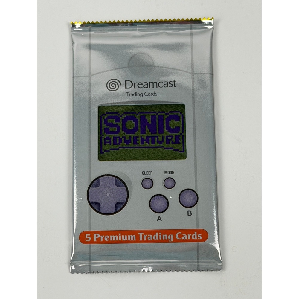 SEGA DREAMCAST TRADING CARD BOOSTER PACK LIMITED RUN GAMES IN HAND NEW SEALED